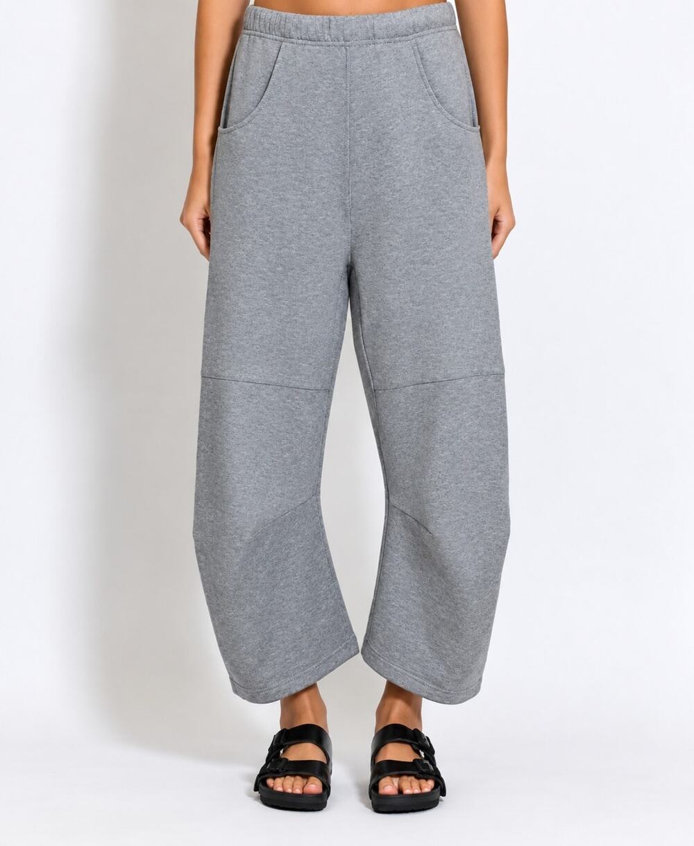 ROUCHA Penn Gray Cotton Sweatpants C Large